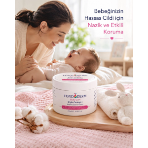 Bebek Pişik Giderici Bariyer Krem Onarıcı Yoğun Cilt Bakım Kremi Çinko Oksit Lanolin