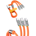 Çoklu Şarj Kablosu Usb Type-c İos Uyumlu 120w Hızlı Şarj Kablosu Çoklu Şarj Kablosu Usb Type-c İos Uyumlu 120w Hızlı Şarj Kablosu