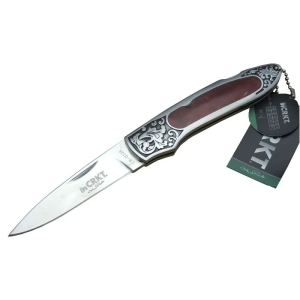 Cr 0128 Rd Kamp Çakı 18 Cm - Metal Desenli Sap, Kılıflı, Kutulu