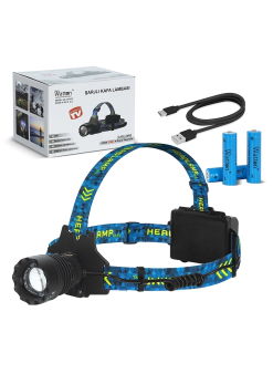 Cree P360 - 12,000 Lümen Şarjlı Kafa Lambası  Wt-627