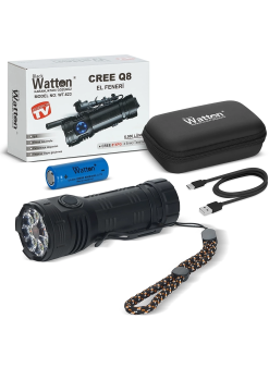 Cree Q8- Xpg 8+1 Led  Şarjlı El Feneri  Wt-623