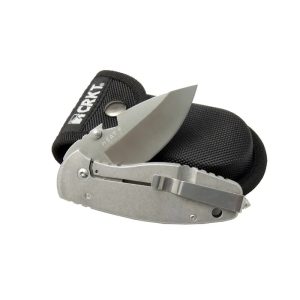 Crkt 3329 Bk Heat Kamp Çakı 18cm - Metal Sap, Kılıflı, Açacaklı, Perçinli