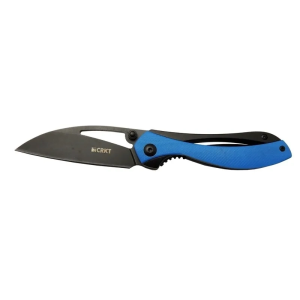 Crkt Pleroma 821a Bl Mavi Kamp / Outdoor Çakı 18cm - Manuel, Kemerlikli, Kutulu