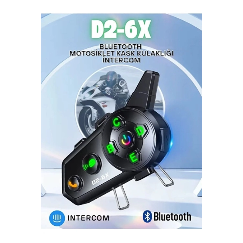 D2-6x 1000m Mesafeli 6 Kanallı İntercom Bluetooth Motosiklet Kask Kulaklığı İntercom Kulaklık D2-6x 1000m Mesafeli 6 Kanallı İntercom Bluetooth Motosiklet Kask Kulaklığı İntercom Kulaklık