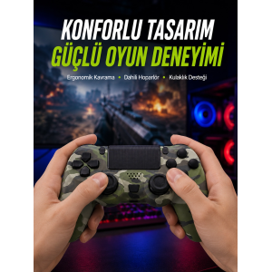 Dahili Hoparlör Ve Kulaklık Girişli Oyun Kolu – Kişisel Ve Ortak Ses Deneyimi