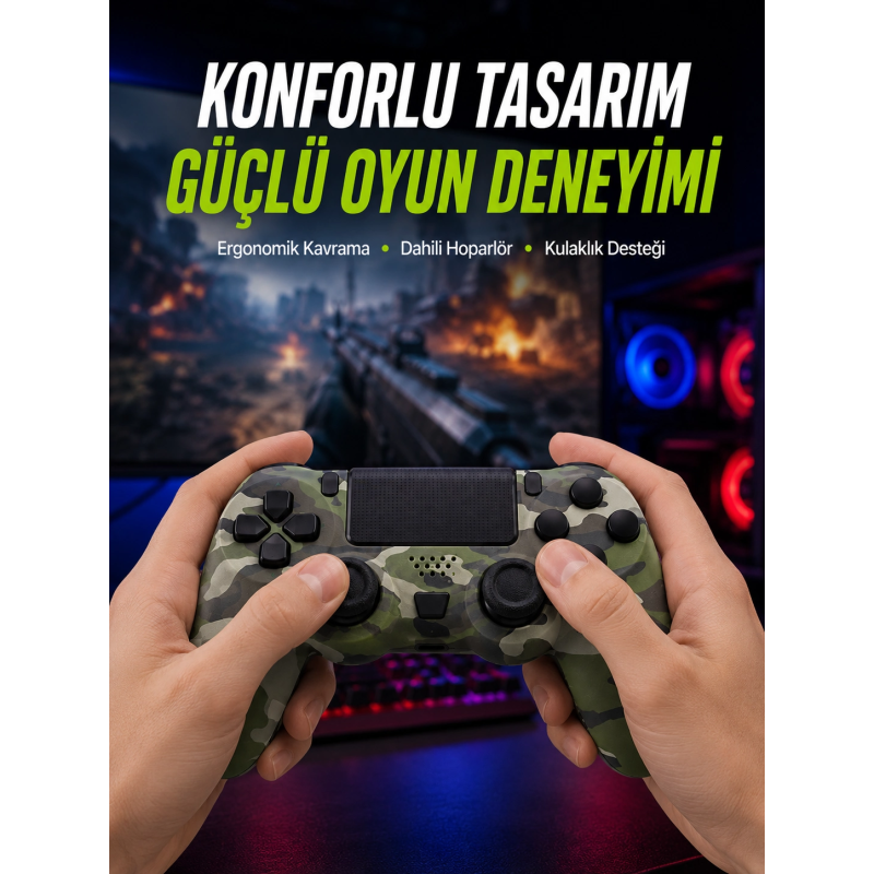 Dahili Hoparlör Ve Kulaklık Girişli Oyun Kolu – Kişisel Ve Ortak Ses Deneyimi Dahili Hoparlör Ve Kulaklık Girişli Oyun Kolu – Kişisel Ve Ortak Ses Deneyimi