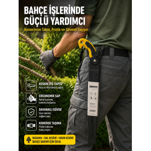 Dal Budama İçin Güçlü Kesim Sağlayan Bahçe Bıçkısı