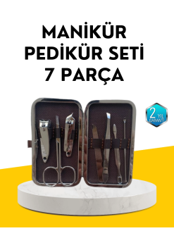 Dayanıklı Çelik Aletlerden Oluşan Kişisel Bakım Seti