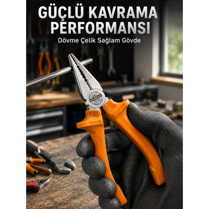 Profesyonel Dövme Çelik Pense Güçlü Kavrama El Takımı Profesyonel Dövme Çelik Pense Güçlü Kavrama El Takımı