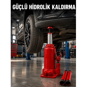 Dayanıklı Çelik Gövdeye Sahip Kompakt Hidrolik Kriko