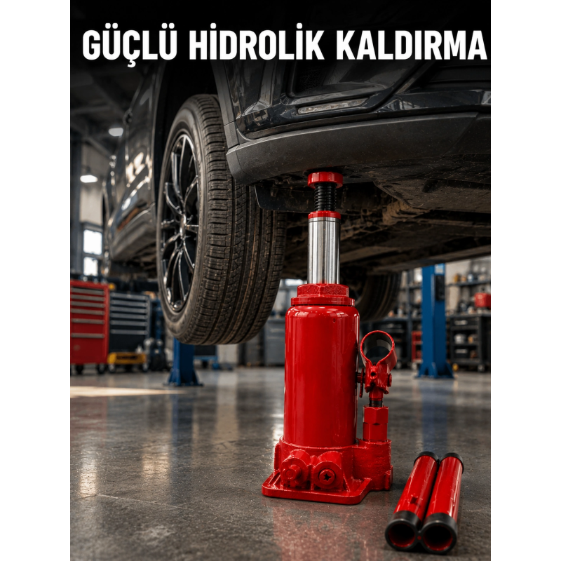 Dayanıklı Çelik Gövdeye Sahip Kompakt Hidrolik Kriko Dayanıklı Çelik Gövdeye Sahip Kompakt Hidrolik Kriko