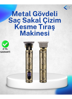 Dayanıklı Çelik Kafa Ve Güçlü Motorlu Saç Sakal Makinesi