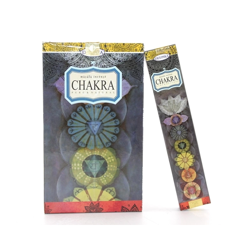 Deepıka Chakra Aromalı Çubuk Tütsü 15 Gr Deepıka Chakra Aromalı Çubuk Tütsü 15 Gr