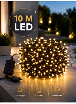 Dekoratif Aydınlatma Ampüllü 10 Metre Gün Işığı Şerit Led