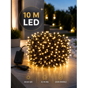 Dekoratif Aydınlatma Ampüllü 10 Metre Gün Işığı Şerit Led