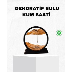 Dekoratif Kum Saati – Şık Masa Üstü Aksesuar, Dayanıklı Malzeme, Modern Ve Klasik Tasarım