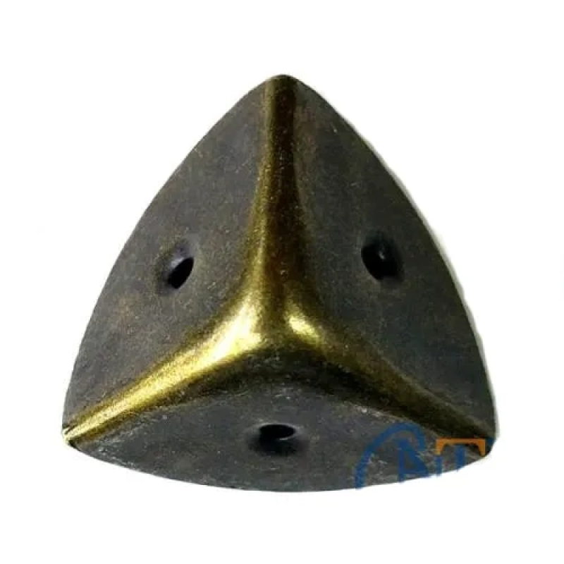 Dekoratif, Kutu, Sandık Köşesi - 45x28 Mm, Büyük, Antik, 100 Adet Dekoratif, Kutu, Sandık Köşesi - 45x28 Mm, Büyük, Antik, 100 Adet