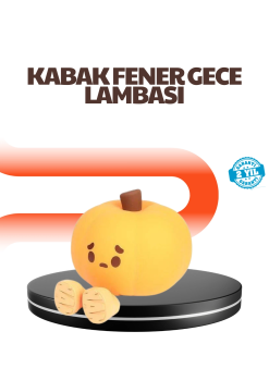 Dekoratif Pumpkin Gece Lambası Şarjlı Dokunmatik Led Işık