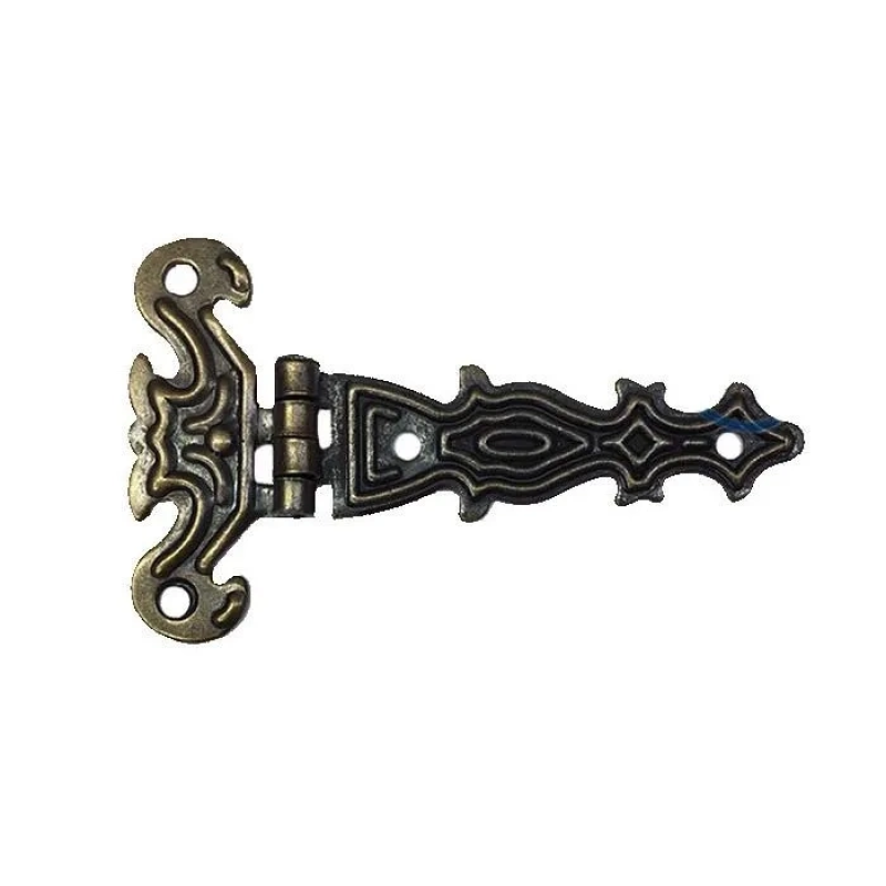 Dekoratif, Sac Tek Kuyruklu Menteşe - 40x68 Mm, Küçük, Antik, 100 Adet Dekoratif, Sac Tek Kuyruklu Menteşe - 40x68 Mm, Küçük, Antik, 100 Adet