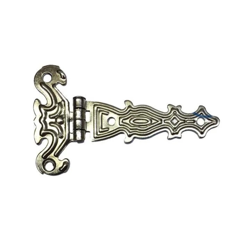Dekoratif, Sac Tek Kuyruklu Menteşe - 40x68 Mm, Küçük, Nikel, 100 Adet Dekoratif, Sac Tek Kuyruklu Menteşe - 40x68 Mm, Küçük, Nikel, 100 Adet