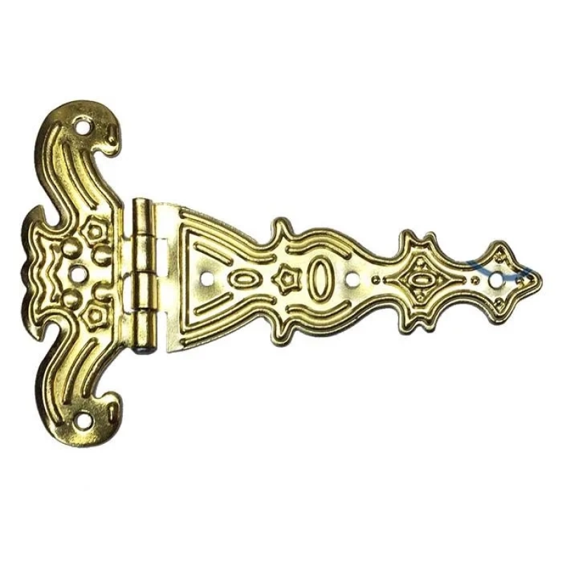 Dekoratif, Sac Tek Kuyruklu Menteşe - 69x102 Mm, Büyük, Sarı, 1 Adet Dekoratif, Sac Tek Kuyruklu Menteşe - 69x102 Mm, Büyük, Sarı, 1 Adet