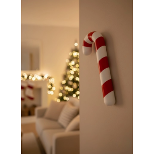 Dekoratif Yılbaşı Şekeri Yerde Biblo Salon Dekoru 13x34 Cm