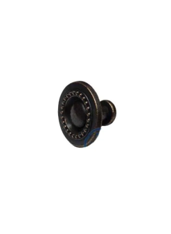 Dekoratif Zamak Düğme - 23x23mm, Eskitme, 1 Adet