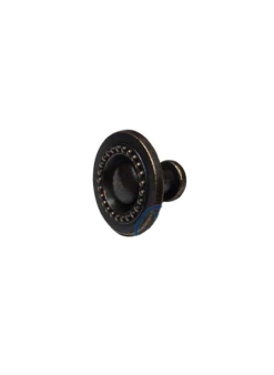 Dekoratif Zamak Düğme - 23x23mm, Eskitme, 100 Adet