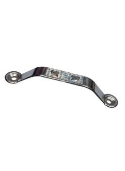Dekoratif Zamak Kulp Dıştan - 64mm, Nikel, 1 Adet