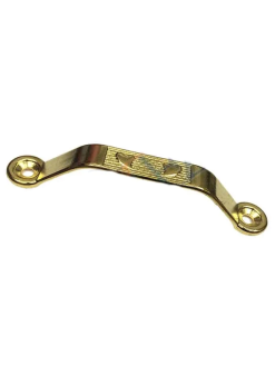 Dekoratif Zamak Kulp Dıştan - 64mm, Sarı, 1 Adet