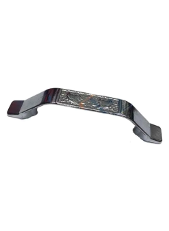 Dekoratif Zamak Kulp İçten - 64mm, Nikel, 100 Adet