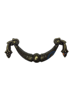 Dekoratif Zamak Üzümlü Kulp - 64mm,  Antik, 1 Adet