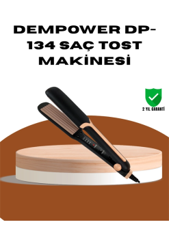 Dempower Dp-134 Saç Tost Makinesi – Kolay Kullanım, Hızlı Sonuç, Uzun Süre Kalıcılık