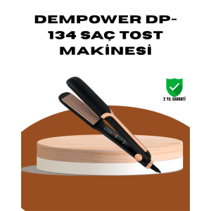 Dempower Dp-134 Saç Tost Makinesi – Kolay Kullanım, Hızlı Sonuç, Uzun Süre Kalıcılık