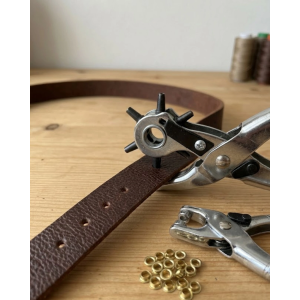 Deri Delme Atı 2li Kemer Çanta Ayakkabı Delme Pensesi Seti