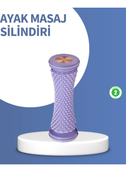 Derin Doku Ayak Masaj Silindiri Plantar Fasiit Topuk Ağrısı İçin