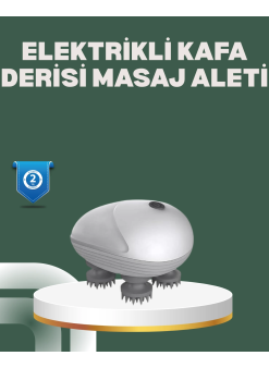 Derin Masaj Sağlayan Elektrikli Kafa Masaj Aleti