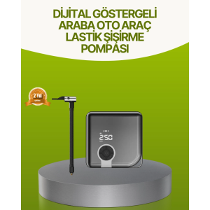 Dijital Ekranlı Taşınabilir Akıllı Araç Hava Kompresörü