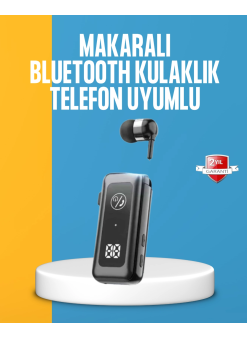 Dijital Ekranlı Ve Hızlı Şarjlı Bluetooth 5.2 Makaralı Kulaklık