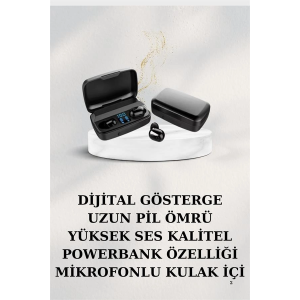 Dijital Göstergeli Bluetooth Kulaklık Kablosuz Tws Stereo Bluetooth 5.0