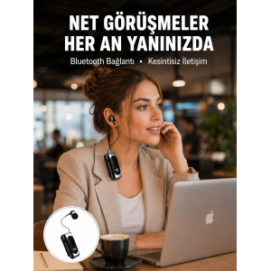 Dijital Göstergeli Bluetooth Kulaklık – Klipsli Ve Şık Tasarım Yeni Nesil