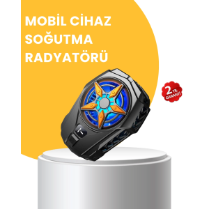 Dijital Göstergeli Evrensel Telefon Soğutma Fanı