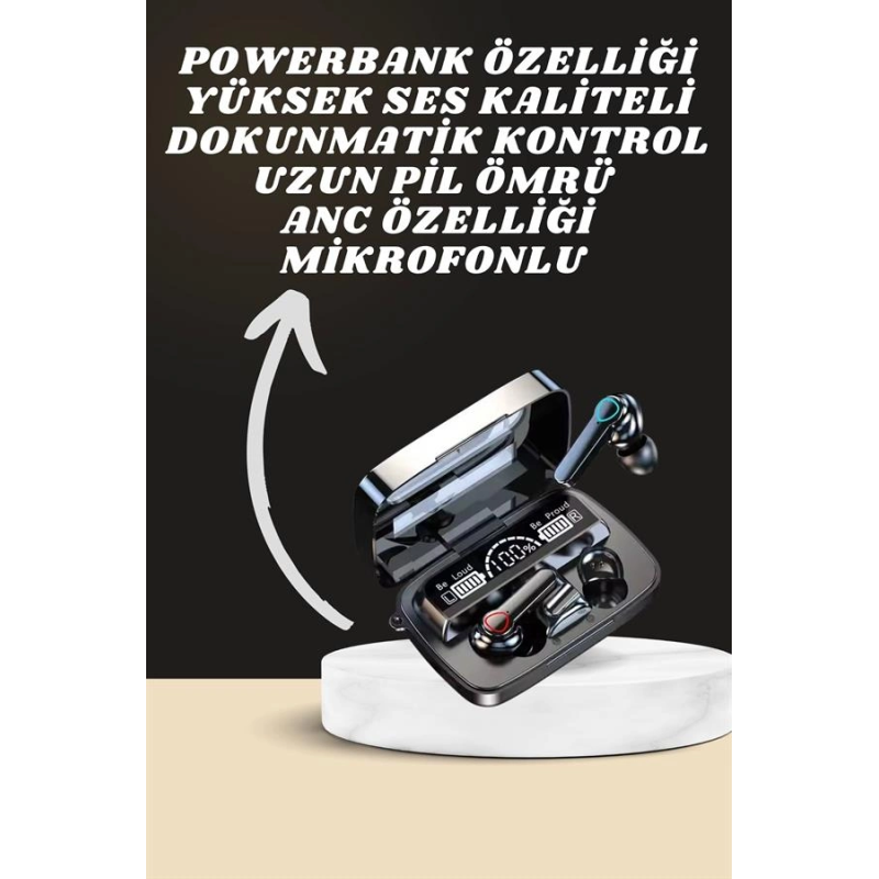 Dijital Göstergeli Powerbank Kulaklık Ve 7 Kordonlu Yeni Nesil Akıllı Saat Amoled Ekran Dijital Göstergeli Powerbank Kulaklık Ve 7 Kordonlu Yeni Nesil Akıllı Saat Amoled Ekran