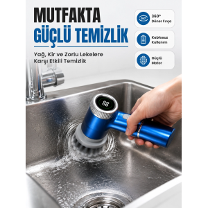 Dijital Göstergeli Şarjlı Temizlik Fırçası İle Konforlu Kullanım Deneyimi
