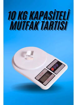 Dijital Hassas 10 Kg Mutfak Terazisi Tartısı Lcd Ekran Mutfak Tartısı