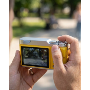 Dijital Kamera 18x Zoom Flip Ekran Uzun Pil Ömrü