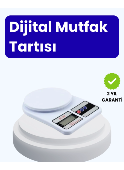 Dijital Mutfak Terazisi 10kg Kapasiteli 1g Hassasiyetli