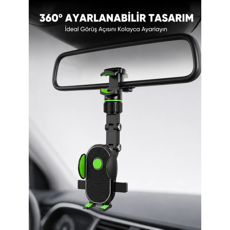 Dikiz Aynasına Ve Koltuk Başlığına Uyumlu Telefon Tutucu Yeni Nesil Dikiz Aynasına Ve Koltuk Başlığına Uyumlu Telefon Tutucu Yeni Nesil