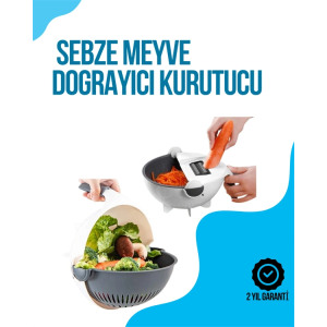 Dilimleyici Ve Rende Bıçaklı Çok Amaçlı Mutfak Aleti