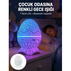 Dinazor Yumurta Gece Lambası Yeni Nesil